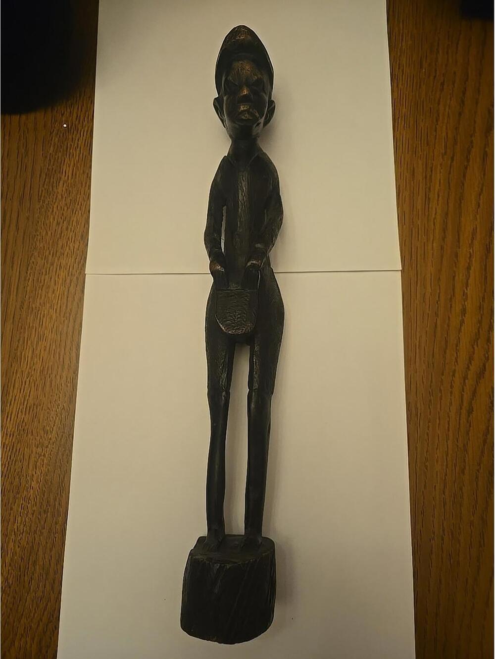 Antique Besmo Hand Carved In Kenya Sculpture